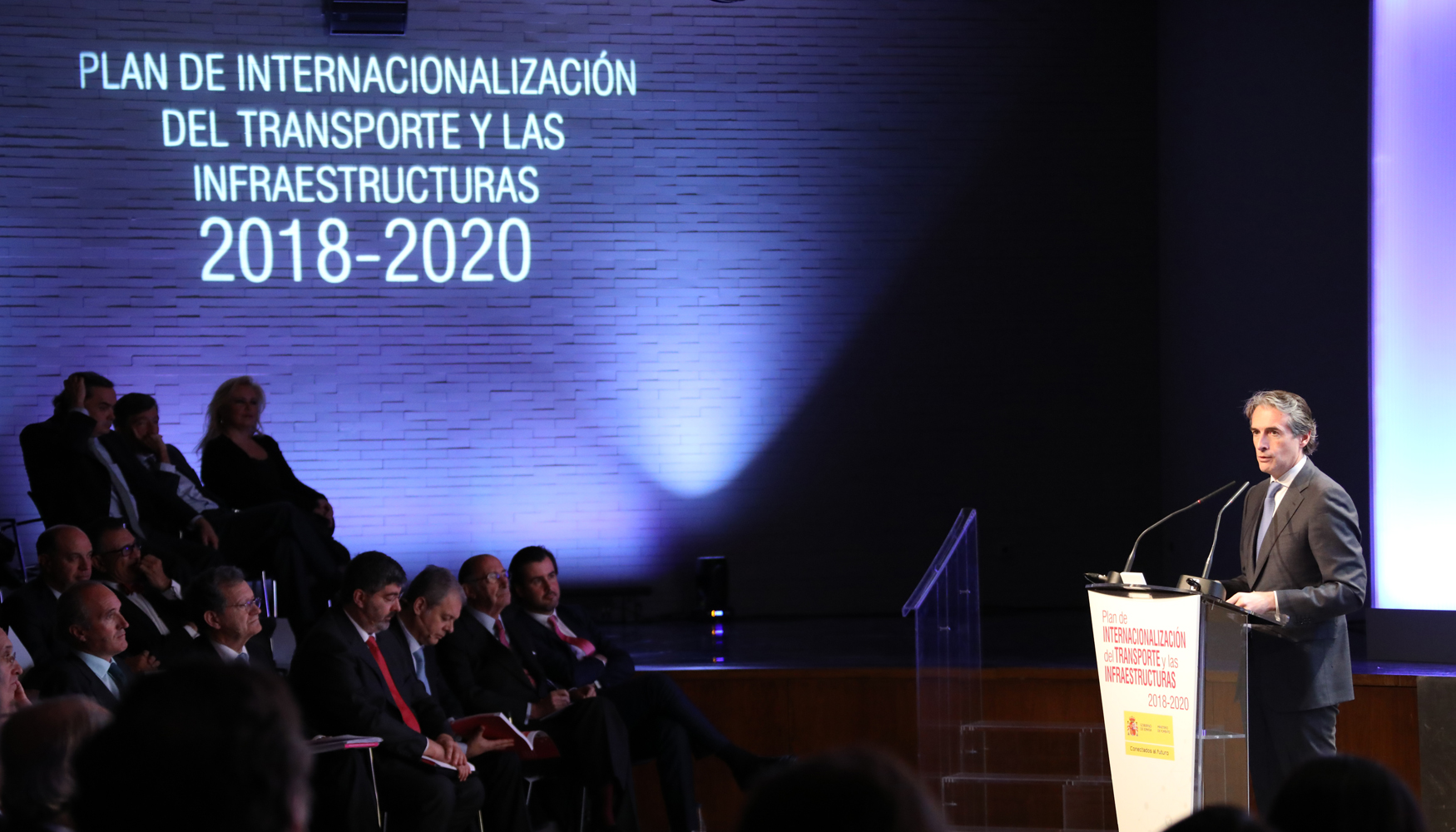 El ministro de Fomento presenta el Plan de Internacionalizacin del Transporte y las Infraestructuras 2018-2020