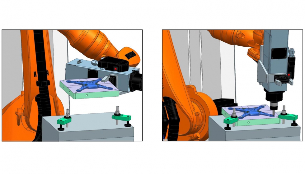 La tecnologa de programacin robtica permite automatizar enteras celdas de fabricacin, incluidos la programacin de robots para el mecanizado...