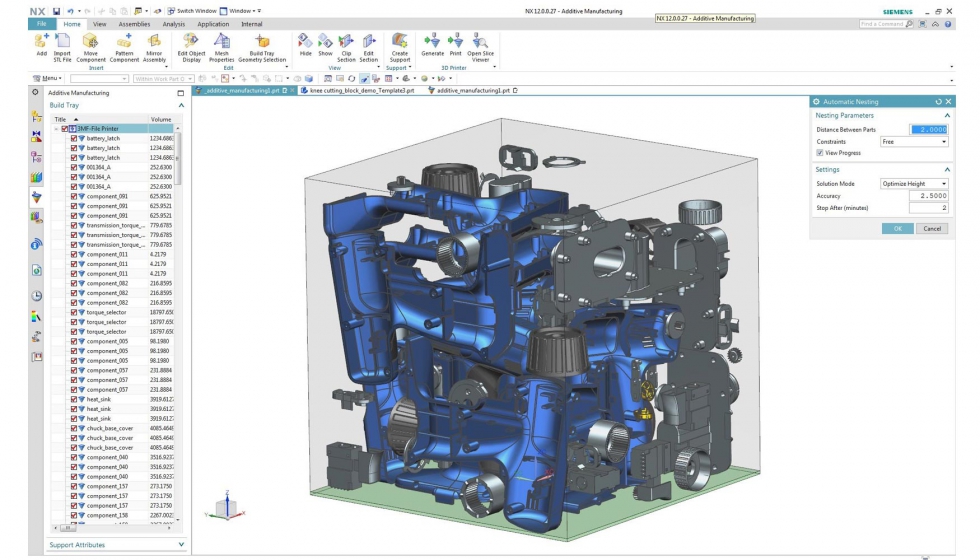 Siemens desarrolla aplicaciones para la simulacin de procesos de fabricacin aditiva en Simcenter 3D...