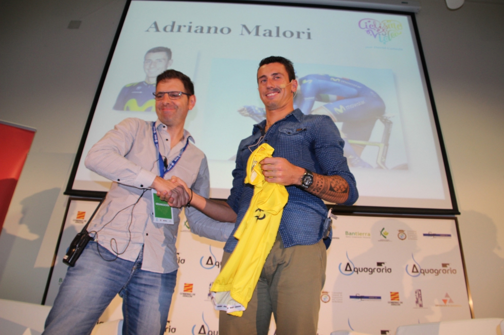 Las jornadas nacionales 'Educando con el ciclismo' contaron con la participacin de importantes protagonistas, como Adriano Malori...