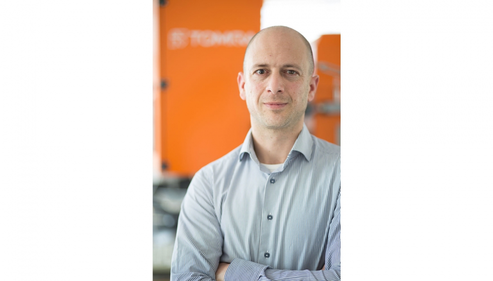 Tom Jansen, director de ventas de Tomra Sorting Recycling