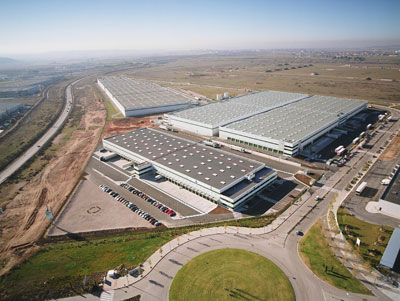 Vista area del parque Prologis Alcal