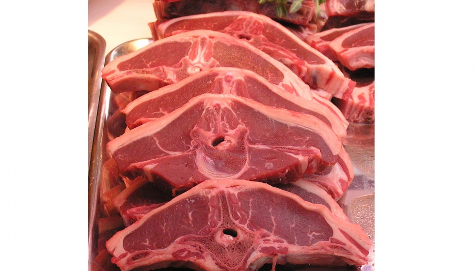 El veteado son las pequeas vetas de grasa intramuscular visibles en el corte de carne. Foto: Helmut Gevert
