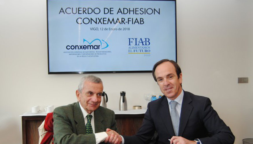 Jos Luis Freire, presidente de Conxemar, junto a Mauricio Garca de Quevedo, director general de FIAB
