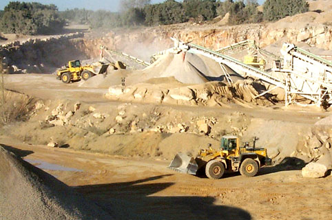 The aggregates sector is an important industry in Castilla - La Mancha, Spain