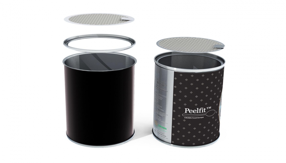 Peelfit es una lata de metal innovadora y exclusiva diseada especficamente para el mercado de alimentos seco