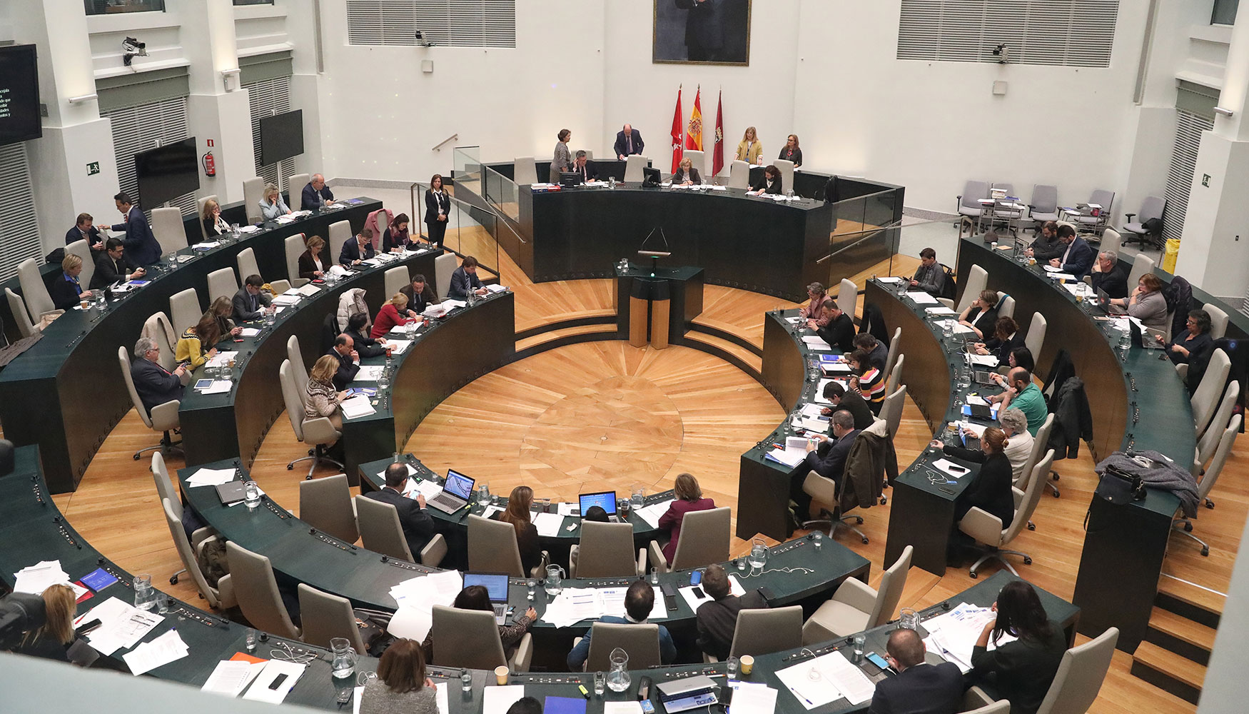Un momento del Pleno del Ayuntamiento de Madrid celebrado el pasado 31 de enero
