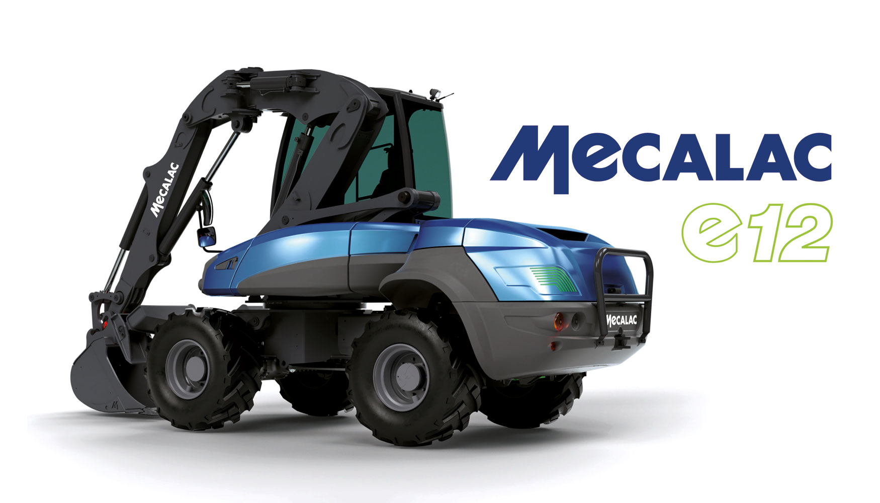 e12, la nueva excavadora 100% elctrica de Mecalac para obras urbanas