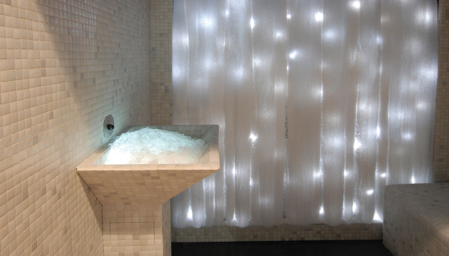 Ice Wall y Fuente de hielo de Inbeca Wellness Equipment