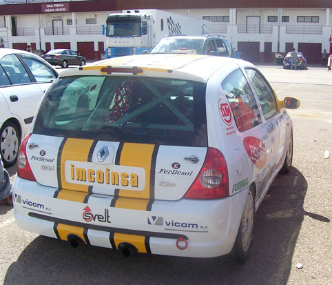 Winning car for the Championship of Castilla - La Mancha's speed circuit in 2007