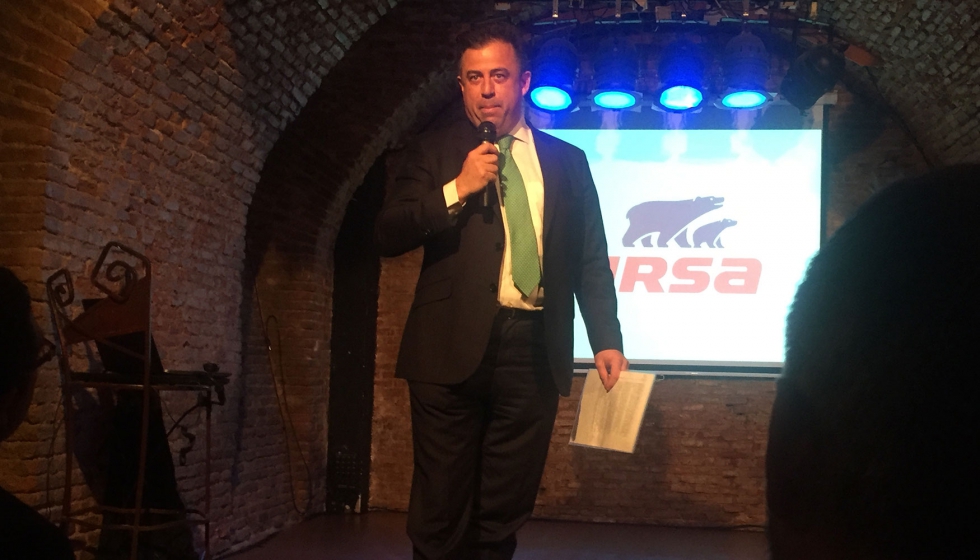 Ramn Ros Castell, director general de Ursa Ibrica, durante la bienvenida del evento