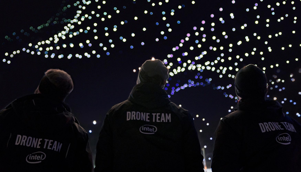Los drones Intel Shooting Star se programan de forma sencilla para realizar cualquier animacin...