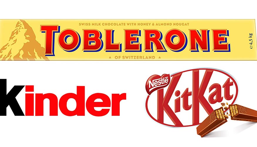 Kinder, Kit-Kat y Toblerona son las tres marcas ms recomendadas por sus consumidores