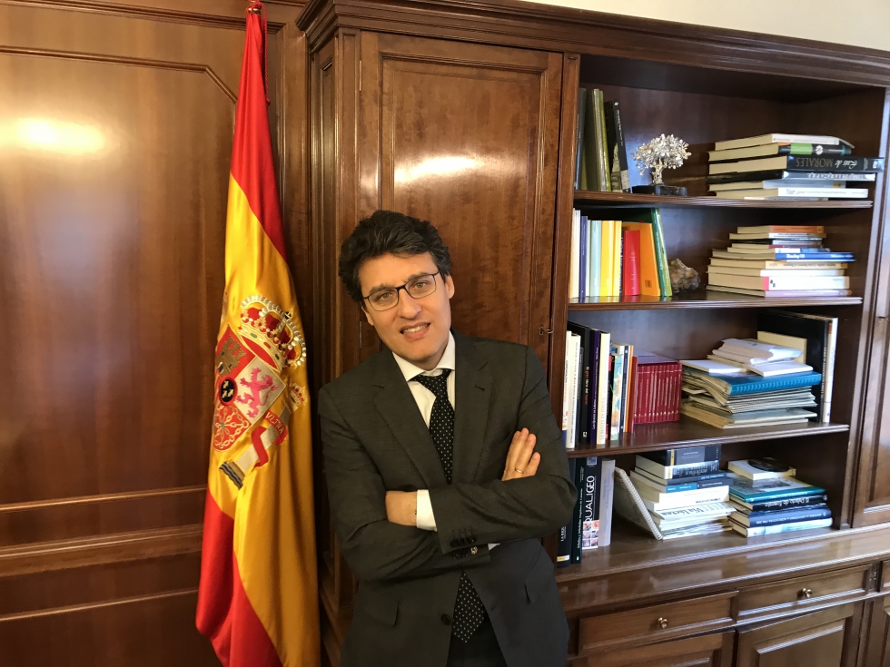 Fernando Miranda, en su despacho de la calle Almagro, en Madrid