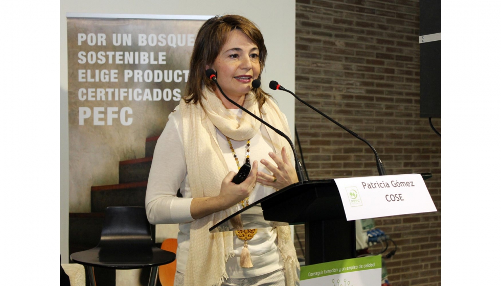 Patricia Gmez Agrela, gerente de Cose, durante su intervencin