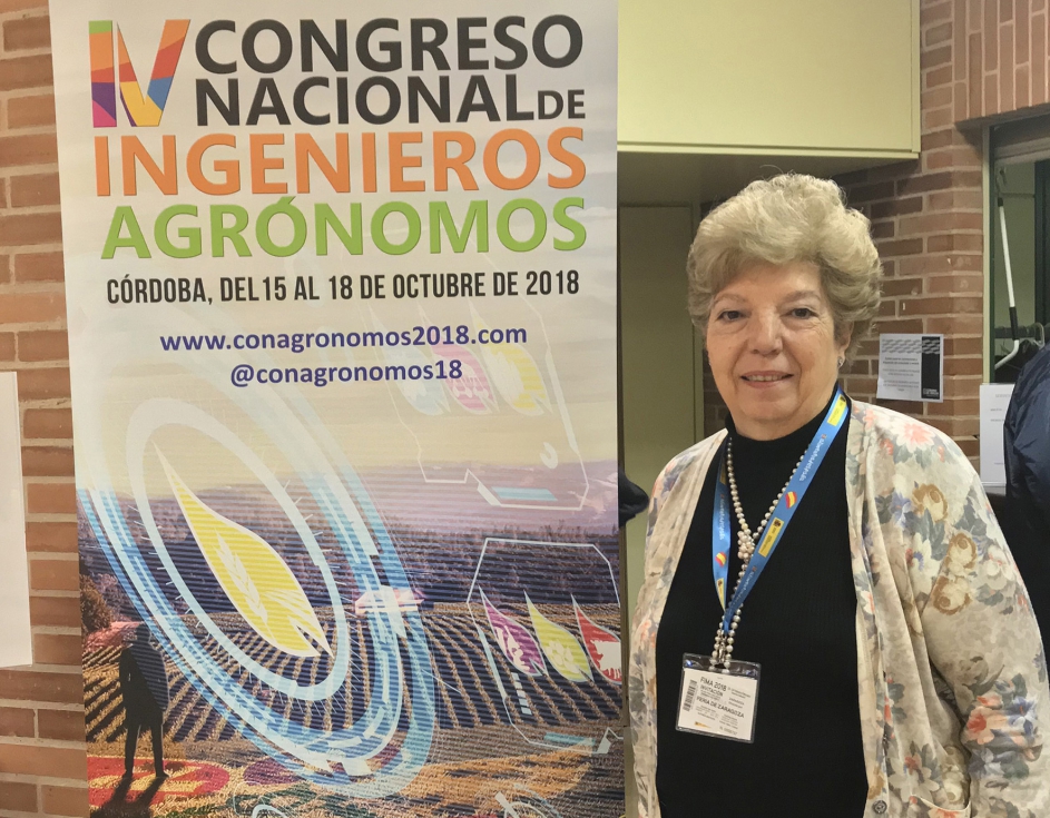 Mara Cruz Daz lvarez, presidenta de la Asociacin Mundial de Ingenieros Agrnomos