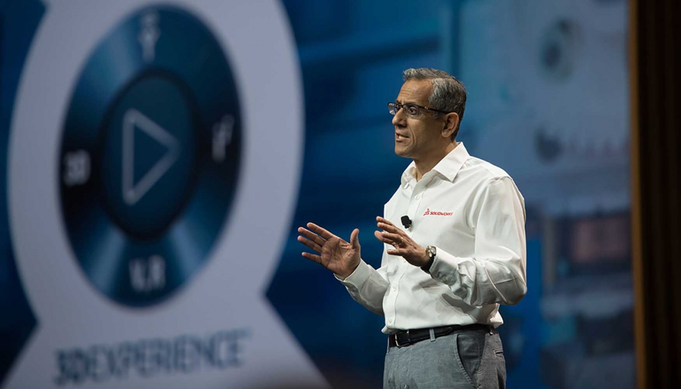 Suchit Jain, vicepresidente de Estrategia y Comunidad de SolidWorks, puso en valor los ms de 5 M de usuarios de SolidWorks en todo el mundo...