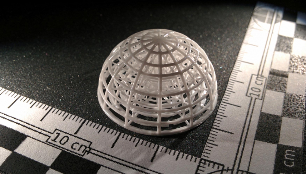 Geometras complejas obtenidas por litografa aditiva de slurries cermicas. Fuente: Proyecto Tomax