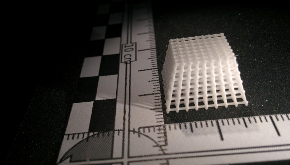 Geometras complejas obtenidas por litografa aditiva de slurries cermicas. Fuente: Proyecto Tomax