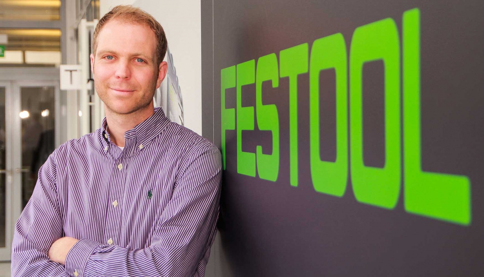 Andreas Buck, jefe de producto para sistemas mviles de aspiracin en Festool