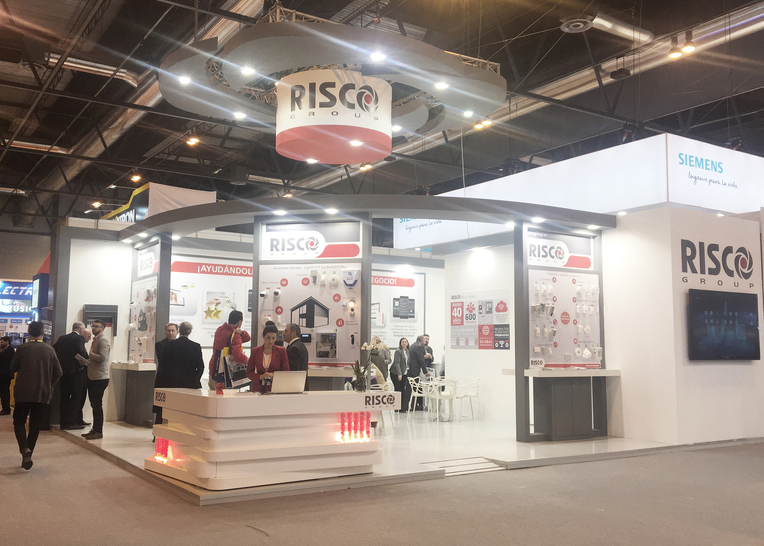 Stand de Risco Group en Sicur 2018