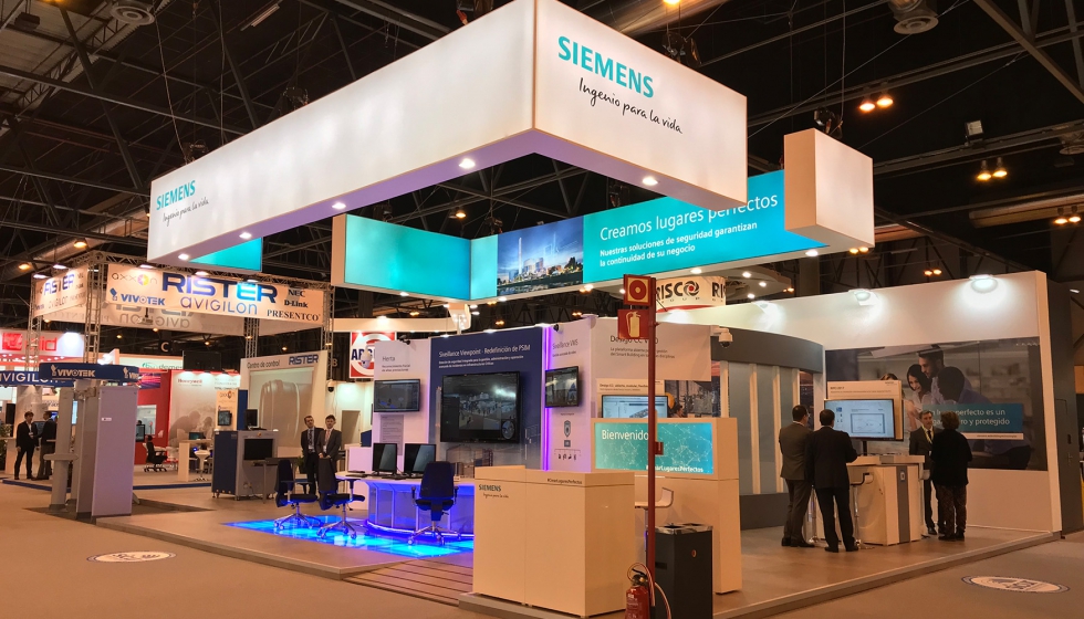 Stand de Siemens en Sicur 2018