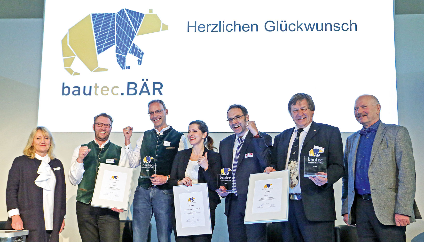 Ganadores del Premio a la Innovacin de Bautec 2018