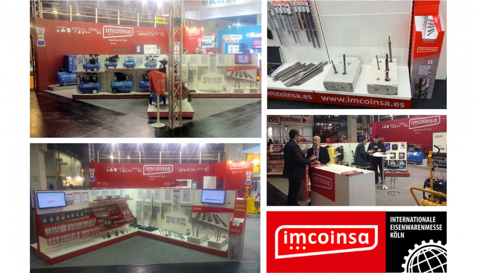 Collage con imgenes de Imcoinsa en Eisenwarenmesse 2018