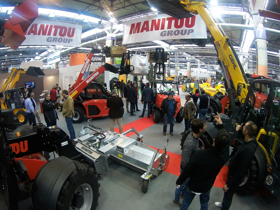 Stand de Manitou en el Pabelln 7 de Feria de Zaragoza