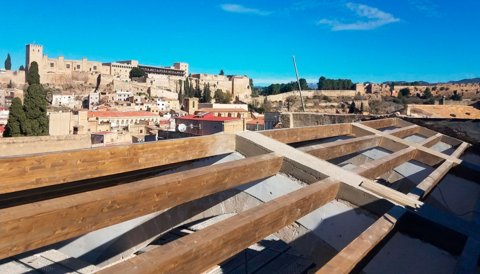 El proyecto de rehabilitacin de la cubierta del Monasterio ha sido dirigido por el arquitecto Enric Roig