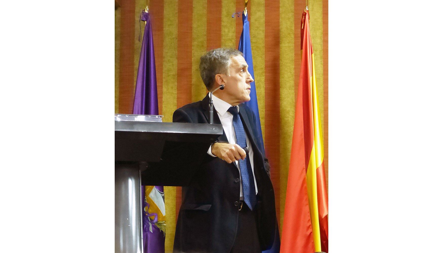 Gustavo Armijo, Dr. ICCyP y director de Geocisa, durante la exposicin de su ponencia
