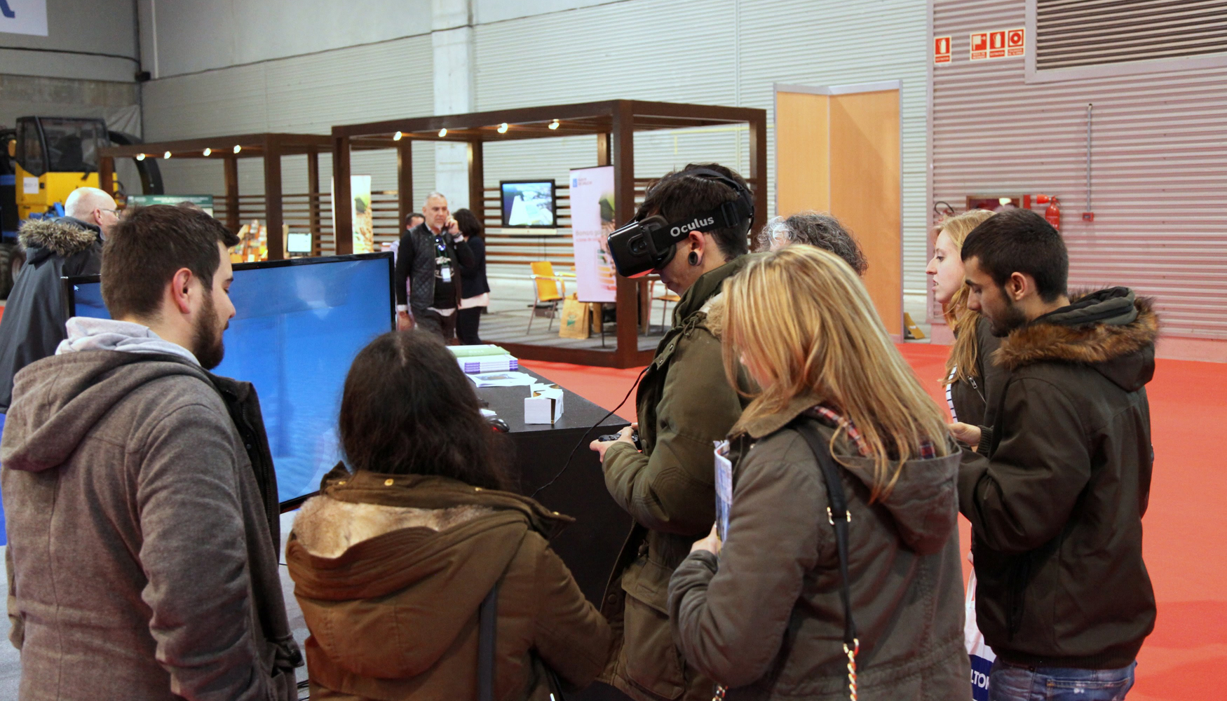 Actividad de realidad virtual en Feria de Energa de Galicia 2016