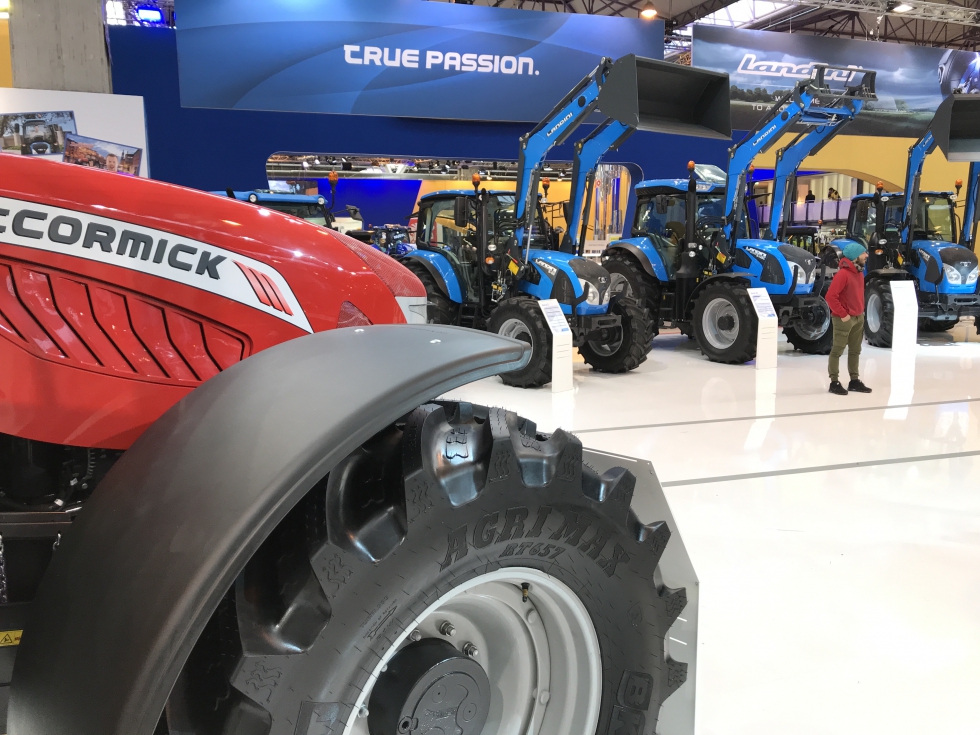 Stand de Argo Tractors en FIMA 2018