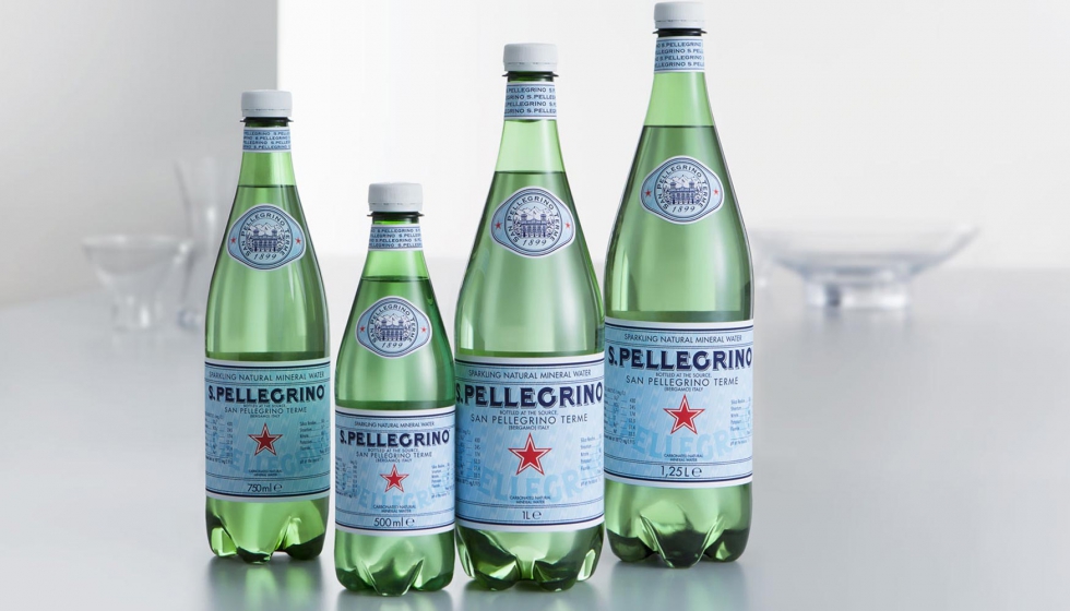 Las conocidas botellas de S.Pellegrino
