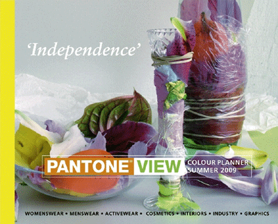 La edicin de verano 2009 del Planificador del color Pantone View lleva por ttulo Independencia