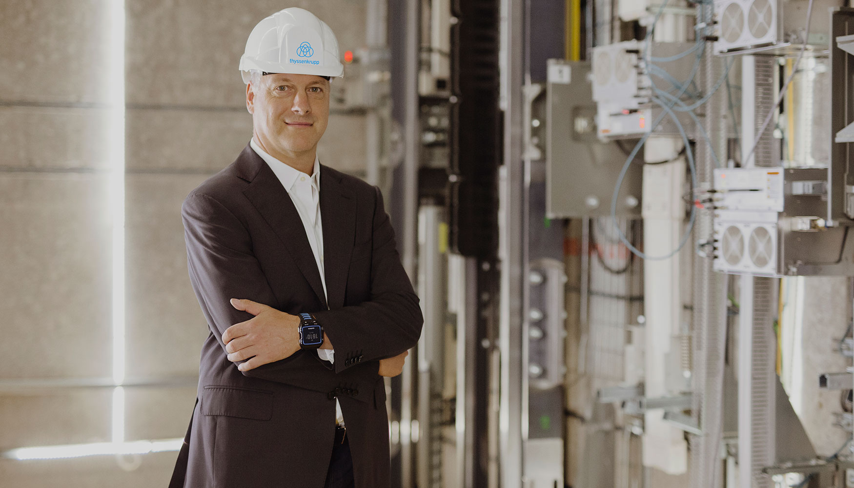 Andreas Schierenbeck, CEO de thyssenkrupp Elevator