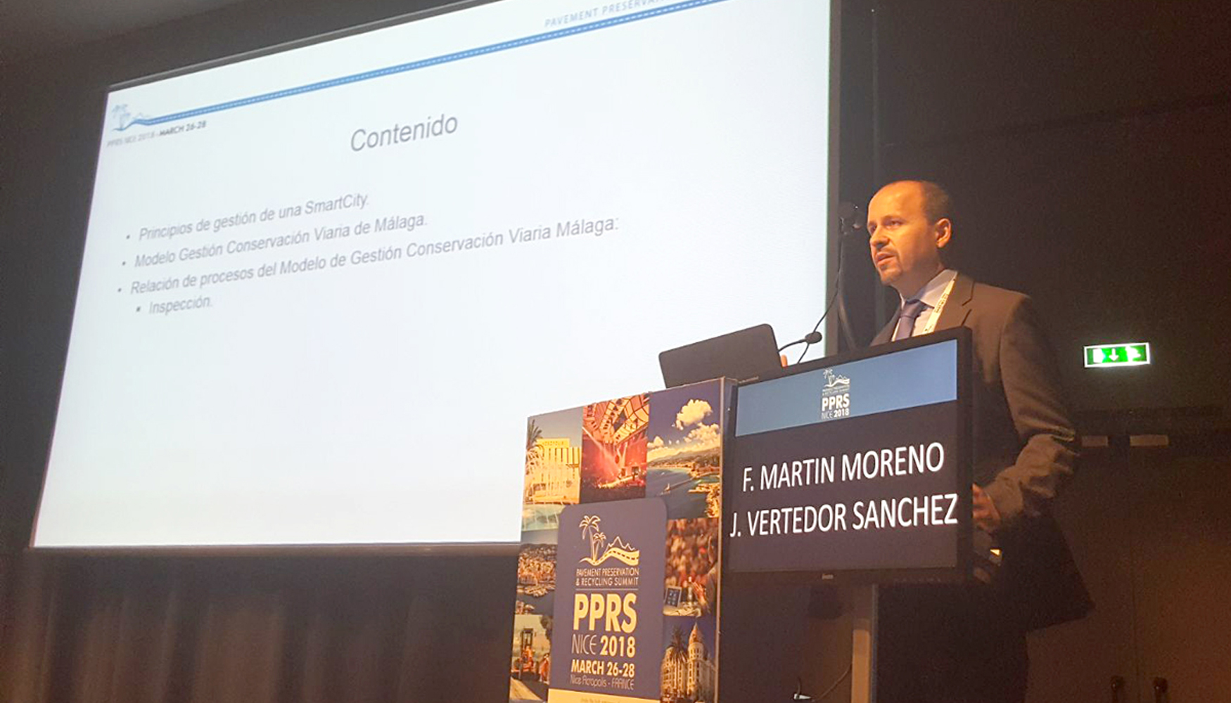 Intervenci�n de Sando en el Pavement Preservation and Recycling Summit de Niza