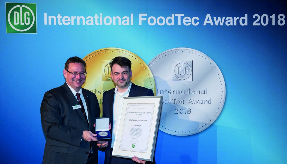 La interfaz Tomra ACT ha recibido el premio internacional FoodTec de Plata