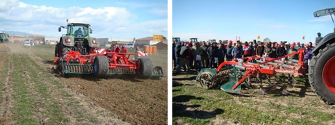 Vogel & Noot growers during the demonstration