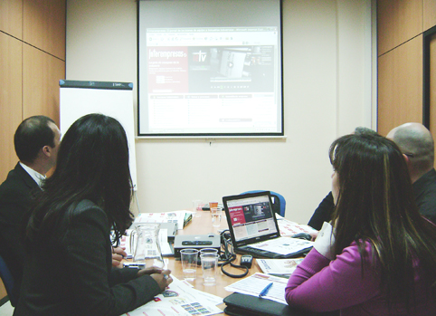 At the meeting, Interempresas introduced its new online television channel