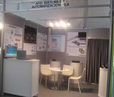 Stand de Afeisa en el saln GSM 2008 de Barcelona