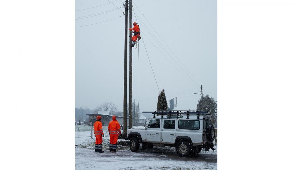 Equipamiento de proteccin con tecnologa Gore Pyrad en la empresa suiza Arnold A.G Energy & Telecom