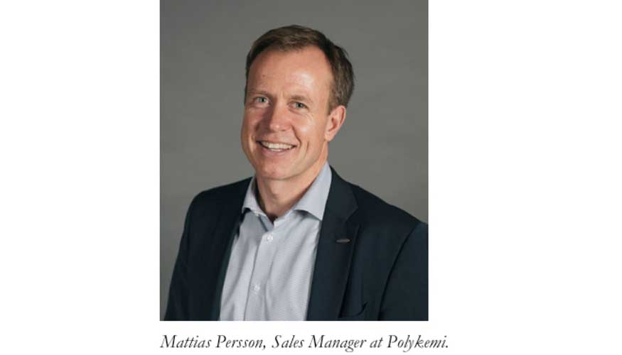 Mattias Persson, responsable de ventas de Polykemi