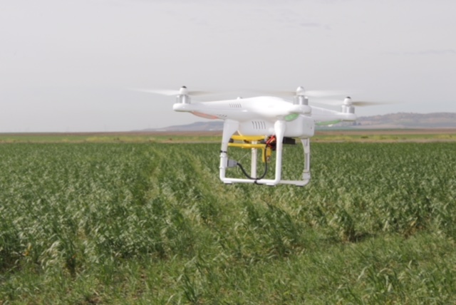 Una de las tecnologas empleadas es la toma de imgenes areas con drones