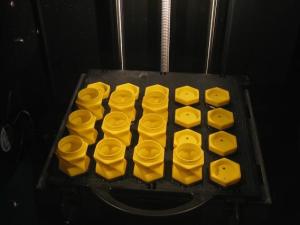 Piezas terminadas con el curso de t�cnicas de Rapid Manufacturing