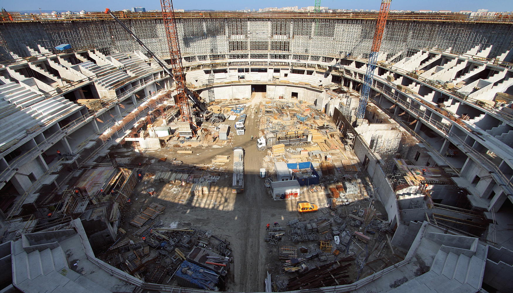 Ulma ha aportado varias de sus soluciones en la construccin del Tauron Arena