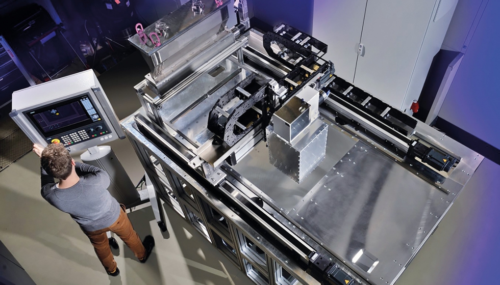Con un sistema de laboratorio, el Fraunhofer ILT est transformando el SLM en una tecnologa de impresin en 3D para grandes componentes de metal...