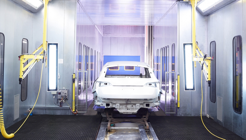 Henkel patent el proceso Bonderite de dos pasos para el tratamiento de superficies de carroceras de automviles en Audi. Foto: Henkel...