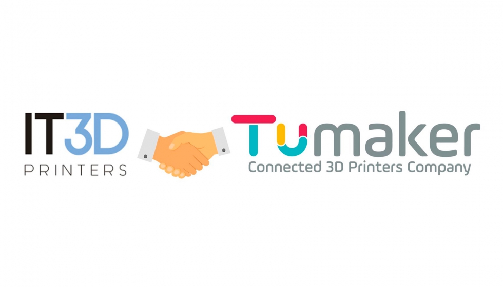 El acuerdo del mayorista europeo IT3D y Tumaker supone uno de los mayores grupos en Espaa de soluciones profesionales asequibles de fabricacin...