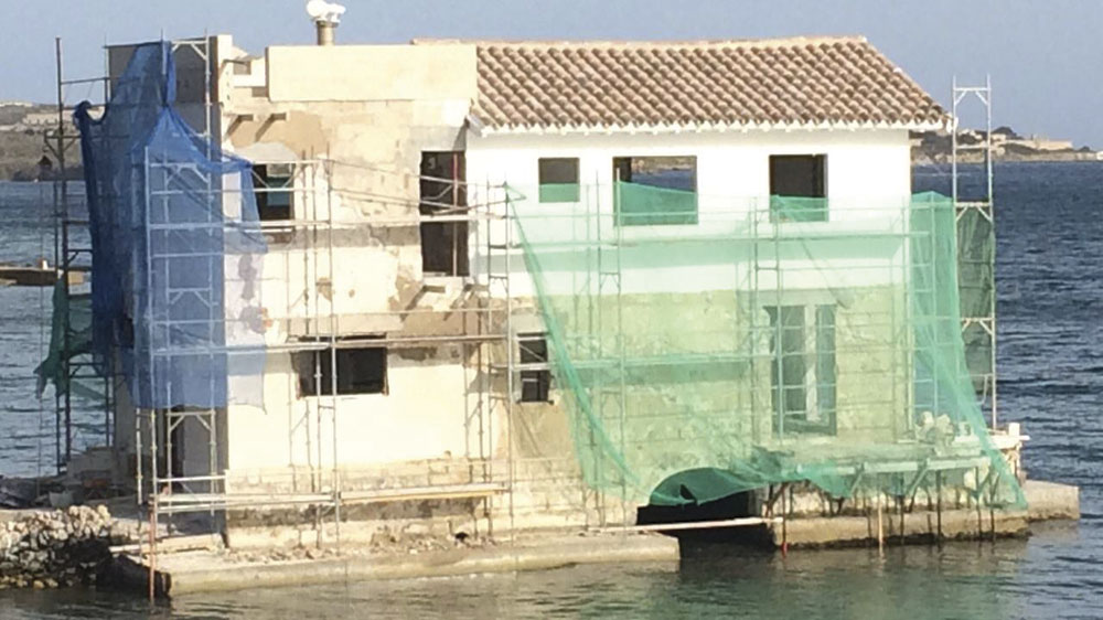 La Casa Venecia, uno de los edificios emblemticos del Puerto de Ma, Menorca